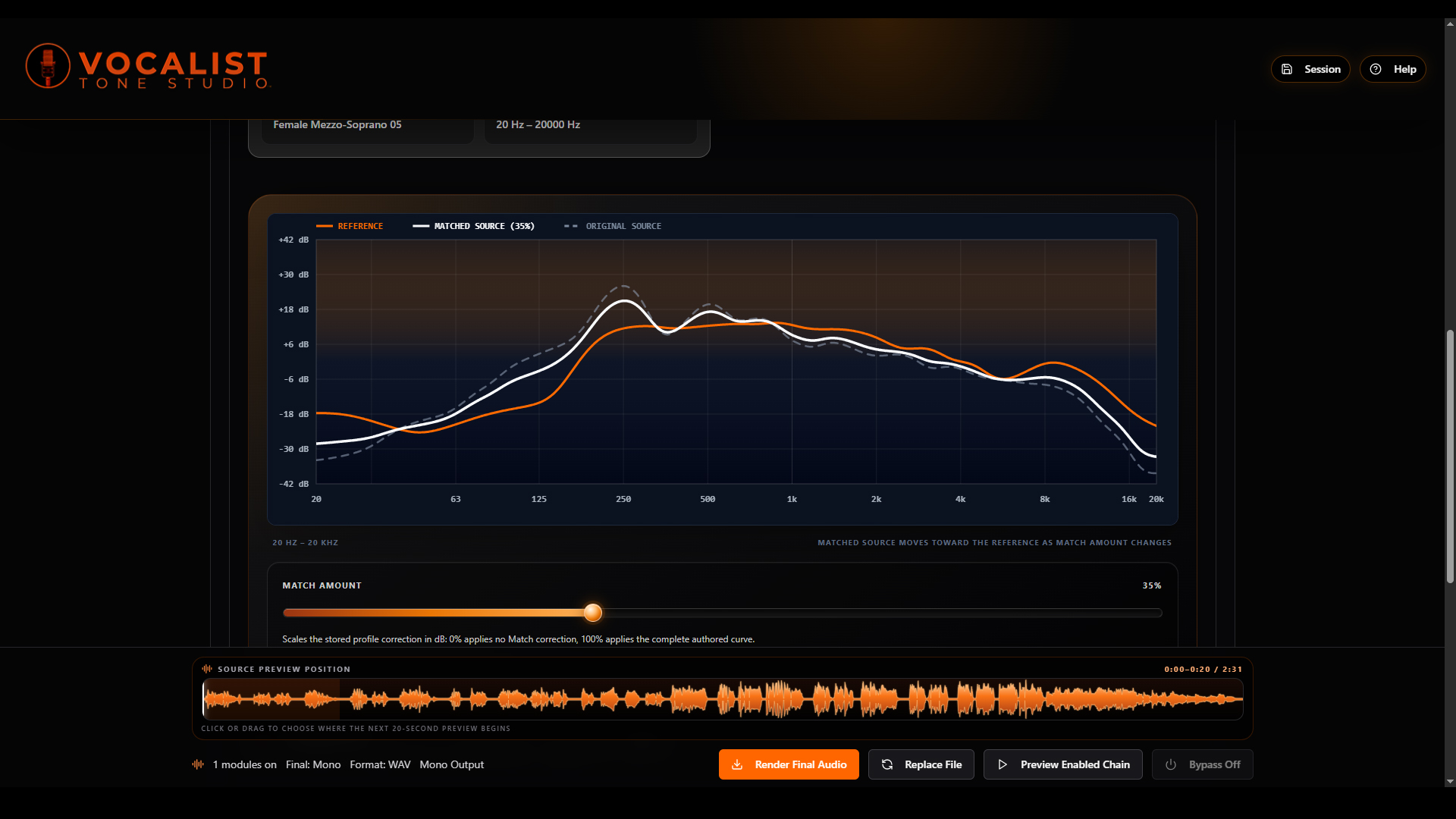 Vocalist Tone Studio screenshot 4