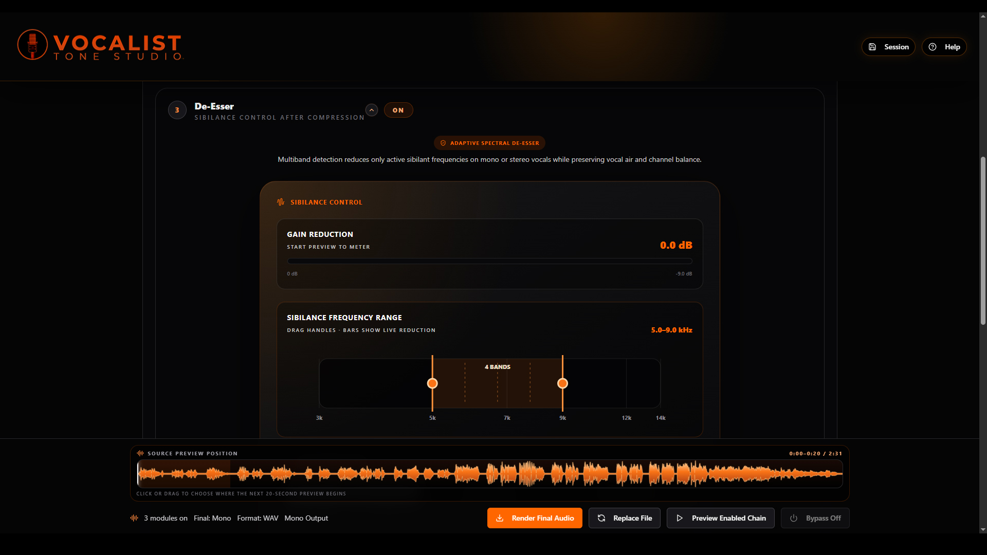 Vocalist Tone Studio screenshot 6