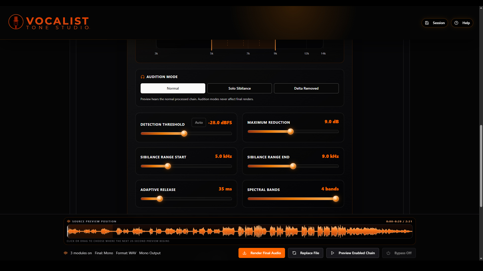 Vocalist Tone Studio screenshot 7