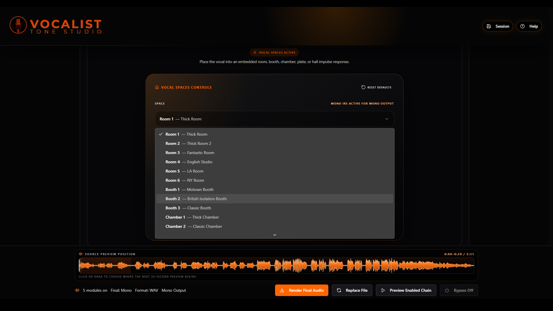 Vocalist Tone Studio screenshot 9